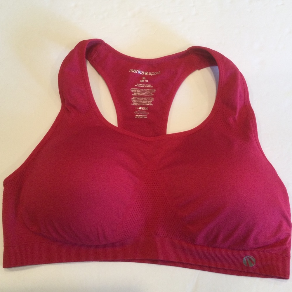 Marika Sports Bra Hot Pink XL
